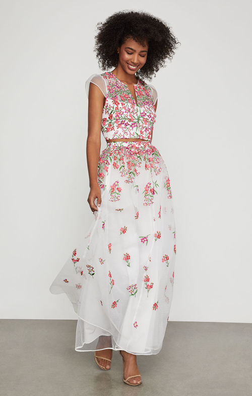 embroidered maxi skirts
